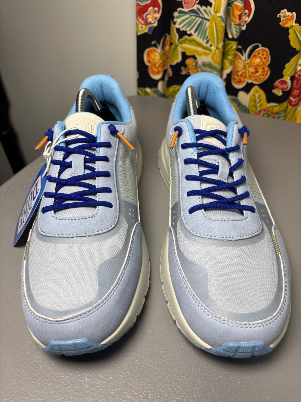 NWT Hey Dude Sirocco Alta Essential Neon Sky Blue Mens Size 11 Sneakers Shoes - Picture 2 of 5